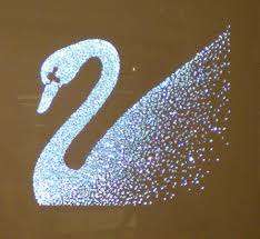 Pearl and Swarovski Crystal Necklace, Resin Drop Pendant