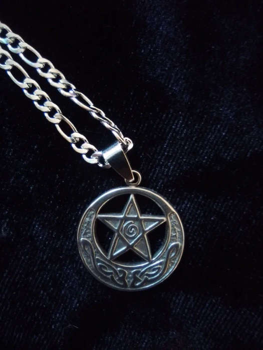 Stainless Steel 5 Star Necklace