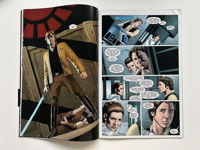 2015 MARVEL  Star Wars Vol 2 series No 1 6th printing with Rare ERROR cover