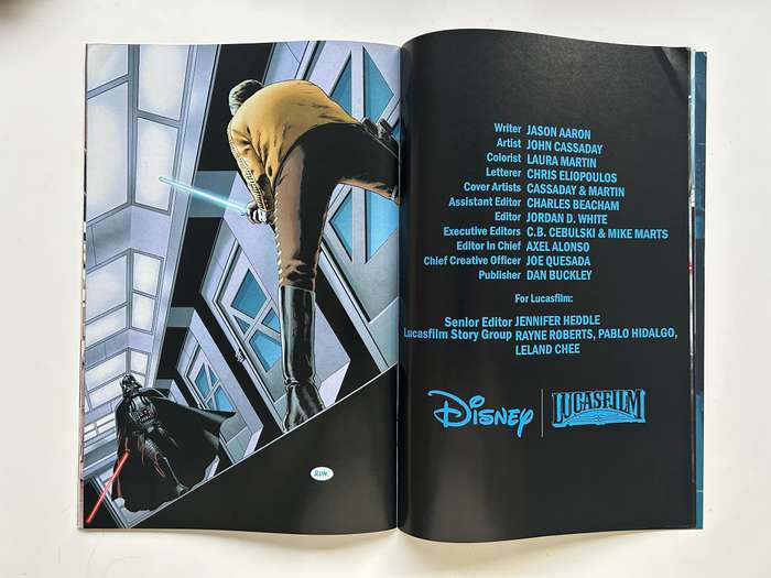 2015 MARVEL  Star Wars Vol 2 series No 1 6th printing with Rare ERROR cover