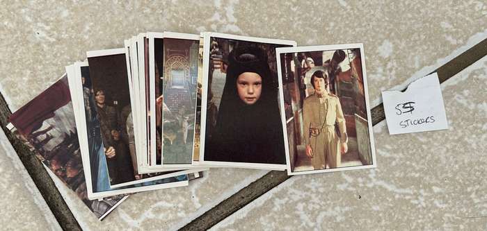 Vintage DUNE 1984 movie stickers lot of 215 by PANINI Italy