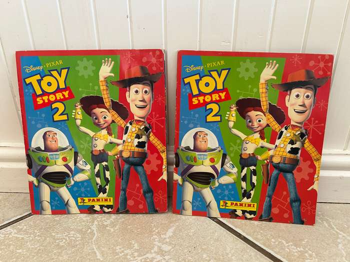 Two x South Africa Pixar Disney TOY STORY 2 empty Albums by PANINI Italy