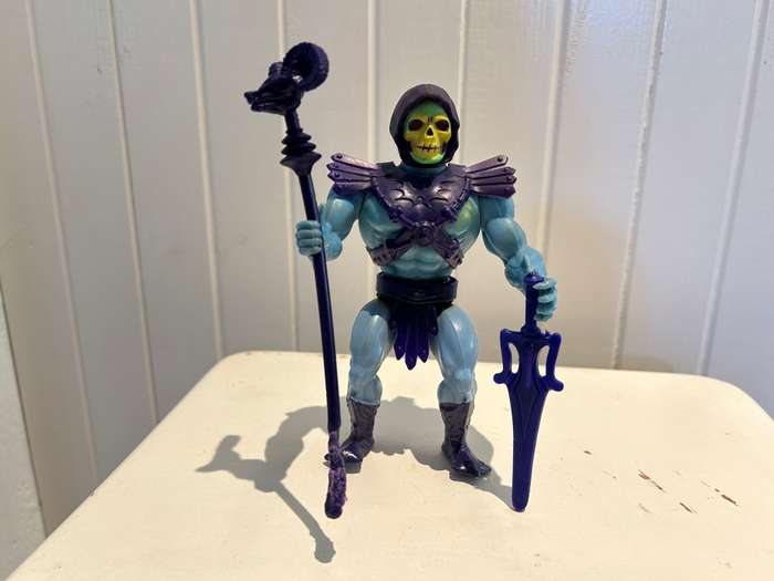 Original Vintage SKELETOR Soft Head 1981 from He-man Masters of the Universe range