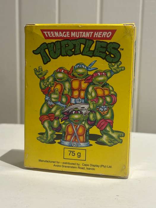 Original vintage 1990 TEENAGE MUTANTj NINJA TURTLES Donatello SOAP BAR