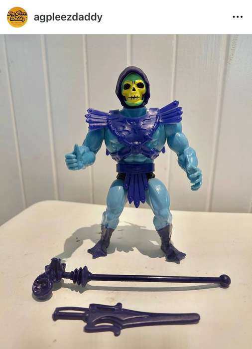 Original Vintage SKELETOR Soft Head 1981 from He-man Masters of the Universe range