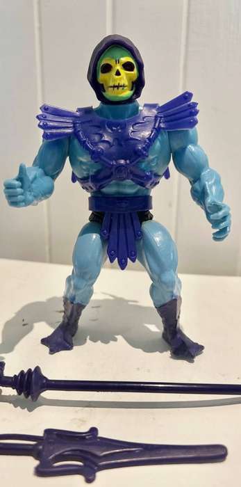 Original Vintage SKELETOR Soft Head 1981 from He-man Masters of the Universe range