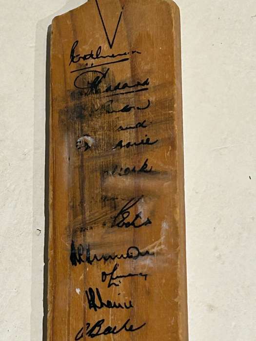 1966 1967 South Africa Vs Australia CRICKET Coca Cola memorabilia Mini Bat