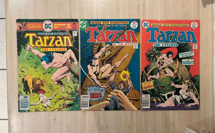TARZAN of the APES Bronze age DC Comics lot of 20 comics