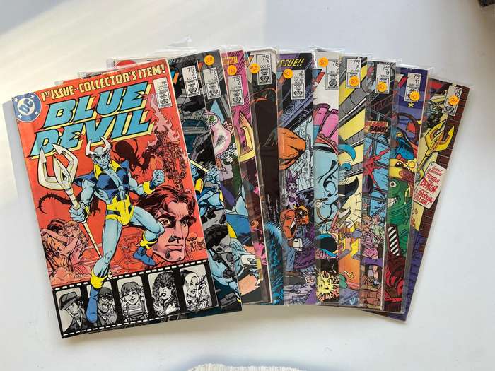 DC comics 1st appearance of all BLUE DEVIL lot of 12 comics!