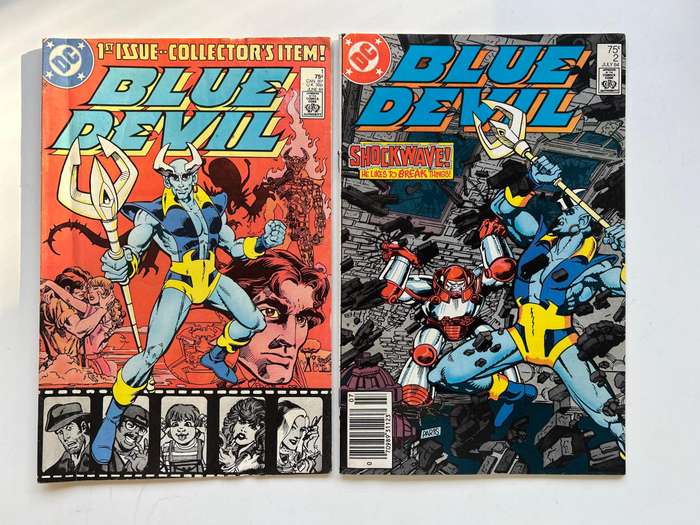DC comics 1st appearance of all BLUE DEVIL lot of 12 comics!