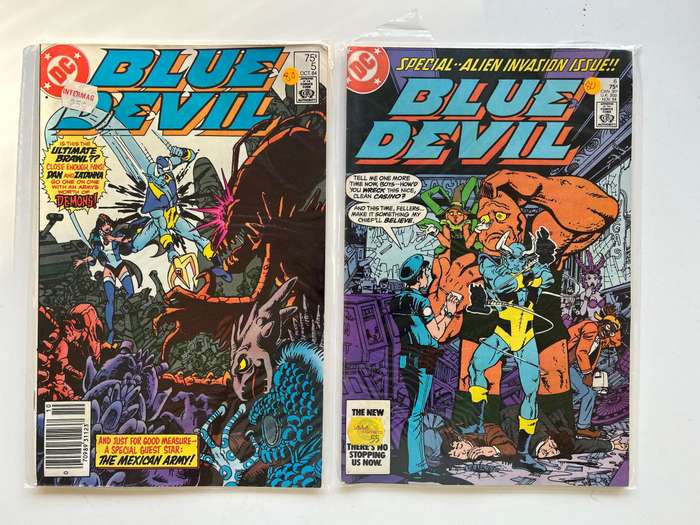 DC comics 1st appearance of all BLUE DEVIL lot of 12 comics!