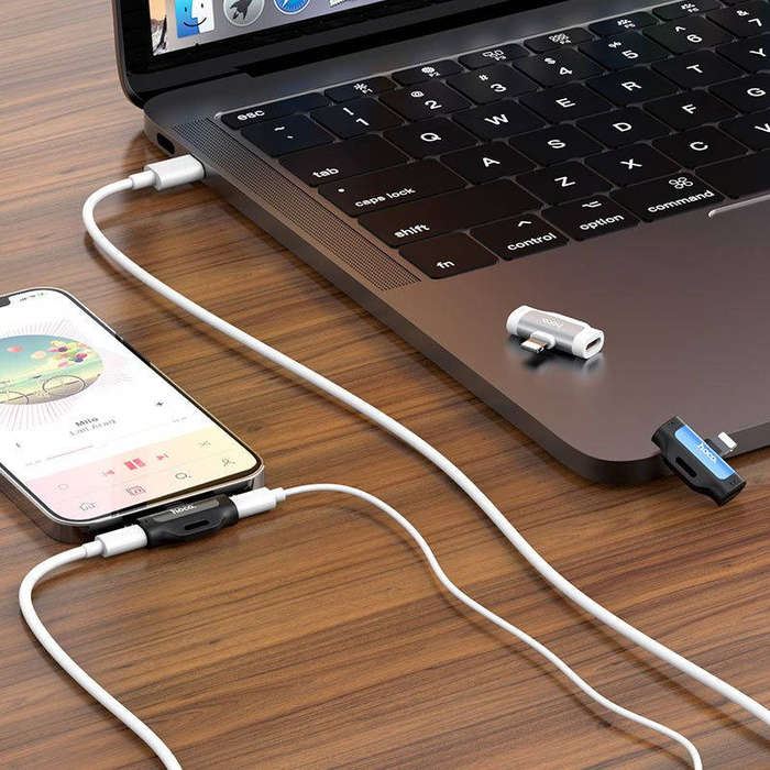 Hoco LS31 Adapter dual Lightning Audio Converter - Unboxed