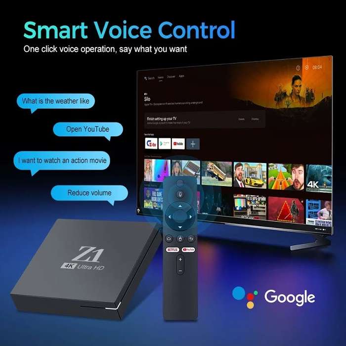 Latest Gen Android 11 Z1 with 4GB Ram TV Box & ATV OS, S905W2 Cpu Dual Band WiFi, BT5.2