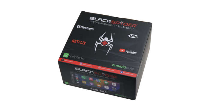 BlackSpider BSDD1686A 1Din Android 6.86'' with Wireless Apple CarPlay Android Auto Radio