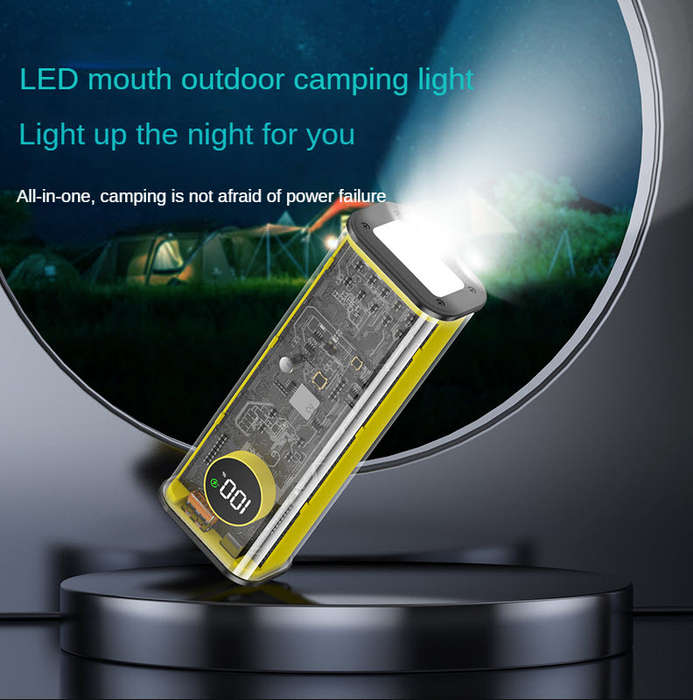 30000Mah 22.5W Super Fast Charge Power Bank With Led Light Q-Cd1008 Orange