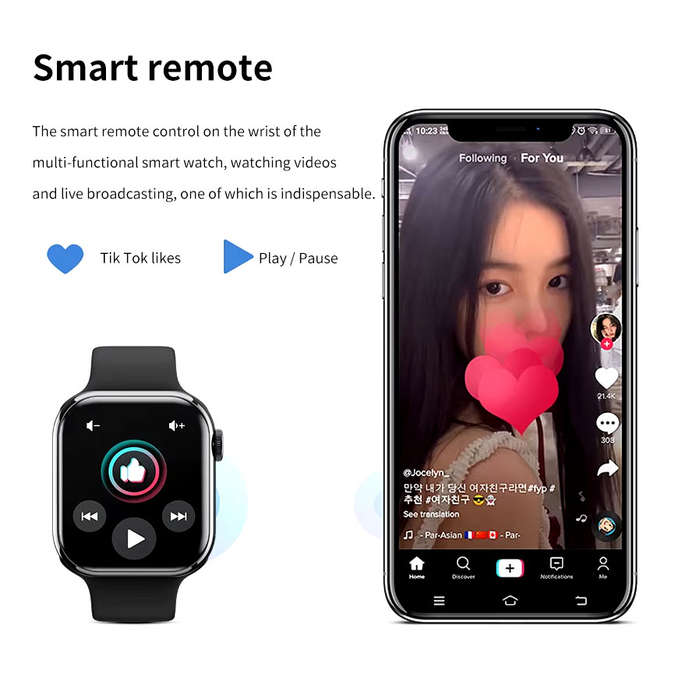 2024 LM70 Max Smart Watch Wireless Charging Bluetooth Calls Unisex Watch
