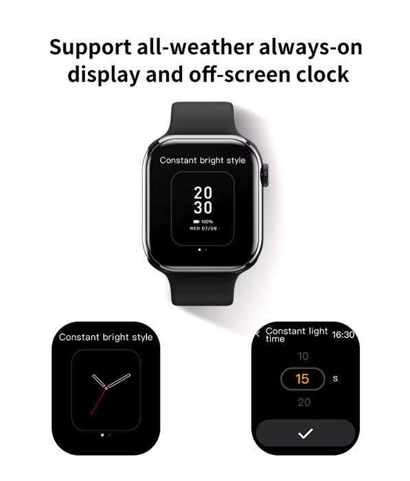 2024 LM70 Max Smart Watch Wireless Charging Bluetooth Calls Unisex Watch