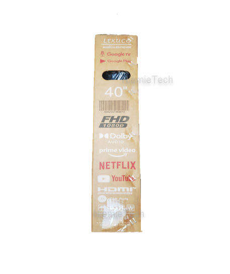 Lexuco 40-inch FHD Borderless Google/Netflix Certified Smart TV 3 x HDMI Wi-Fi 5G & 8GB Rom