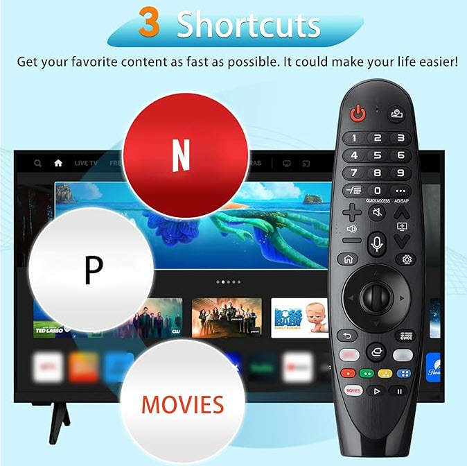 Replacement LG TV Remote Magic Remote Control with Voice and Pointer Function, LG Smart