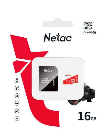 NETAC ECO 16GB MSD WITH ADAPTER