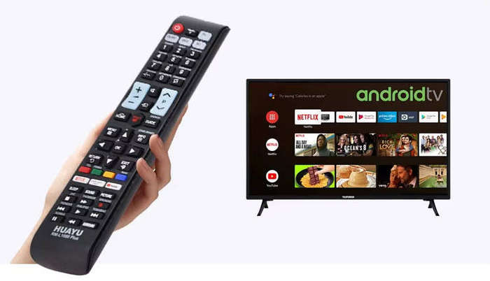 L1080 Plus Compatible with Tv SAT DVD BD Netflix Prime Video and YouTube Function Button Universal