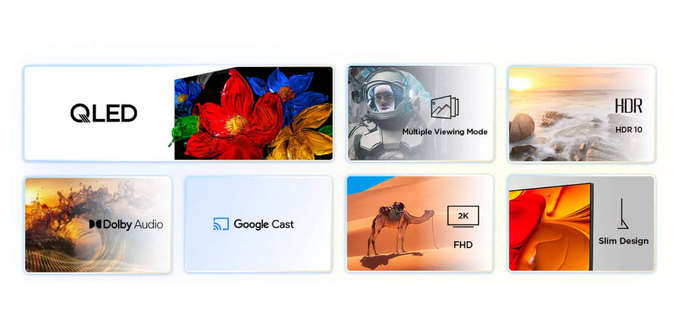 TCL S5K 32 Inch FHD QLED Google TV