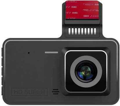 Dual Lens Vehicle BlackBox DVR  4K High-Definition Dash Cam
