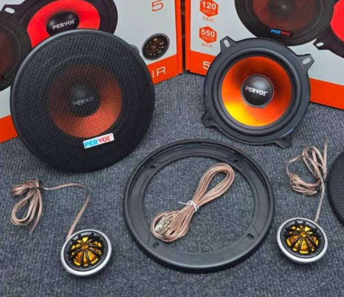 Pervoi 5-Inches 2-Way 550W Max 120W RMS Power Car Speaker CTC-5592