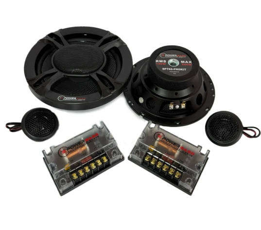 Powerbass SPT65-Pro Kit 600 Watts 6.5 inch Mids & Tweeters Kit