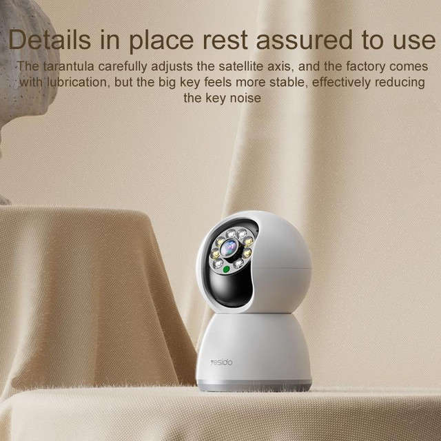 YESIDO - KM11 - Smart Indoor HD Camera With Night Vision - White
