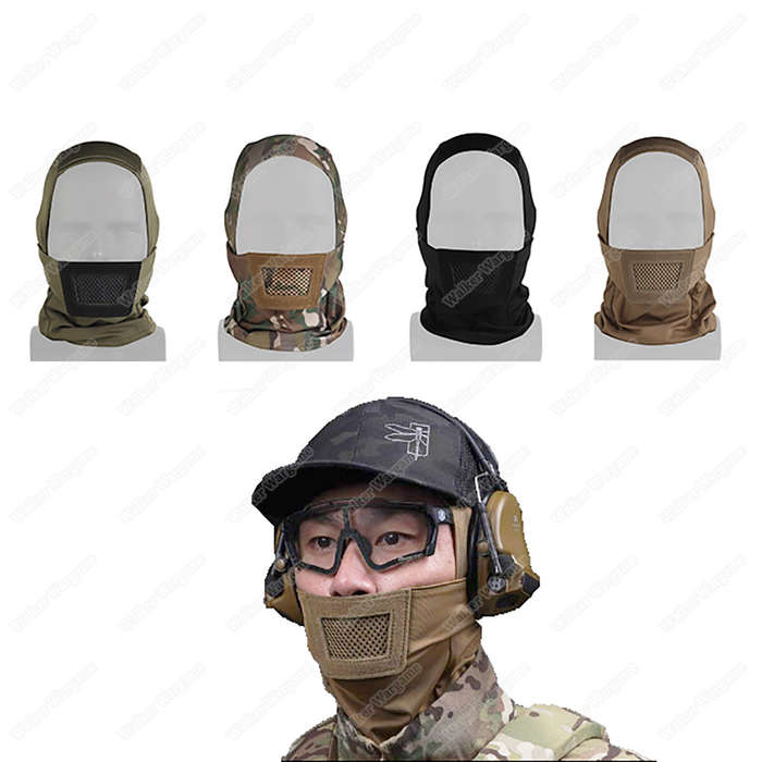 WST Knight Metal Face Mouths Protect Mask Multicam Color