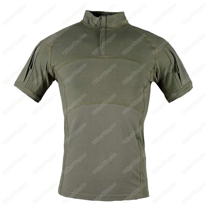 Tactical Short Sleeve Combat Shirt - OD Green Size L
