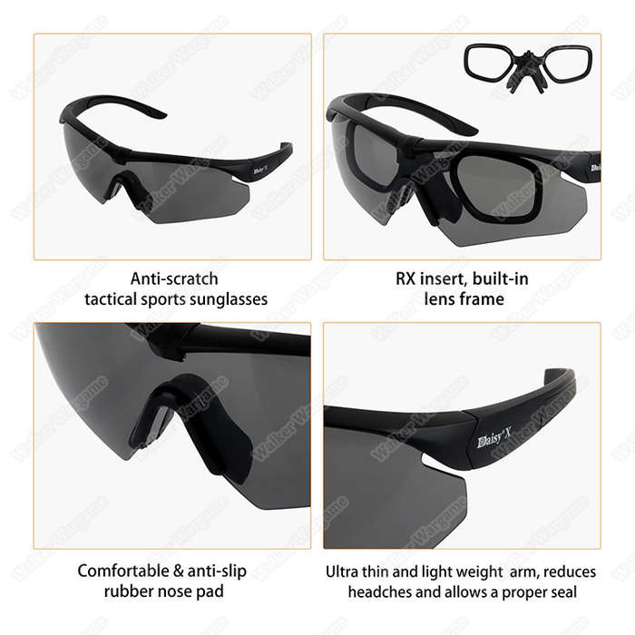 Daisy X Tactical Eyewear 3 Outdoor Shooting Glasses 0019