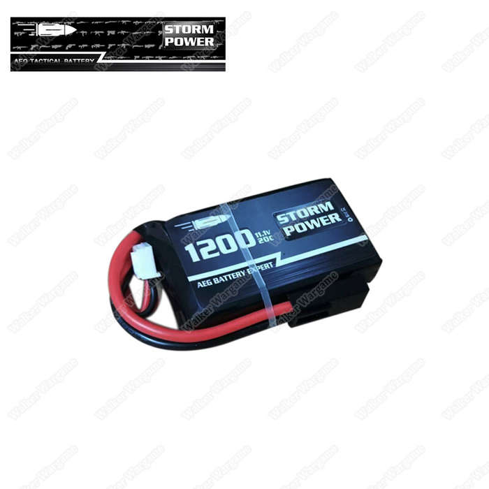 Tamiya Connect StormPower 11.1V 1200mah 20C PEQ Box Lipo Battery