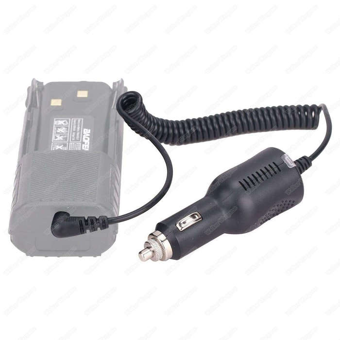 ABBREE 12-24V Car Charge Cable Line for BaoFeng Radio UV-5R, UV-82,