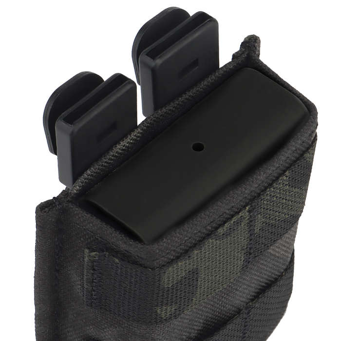 WST FAST 5.56 M4 Mag Single Pouch Molle Pouch Multicam Black