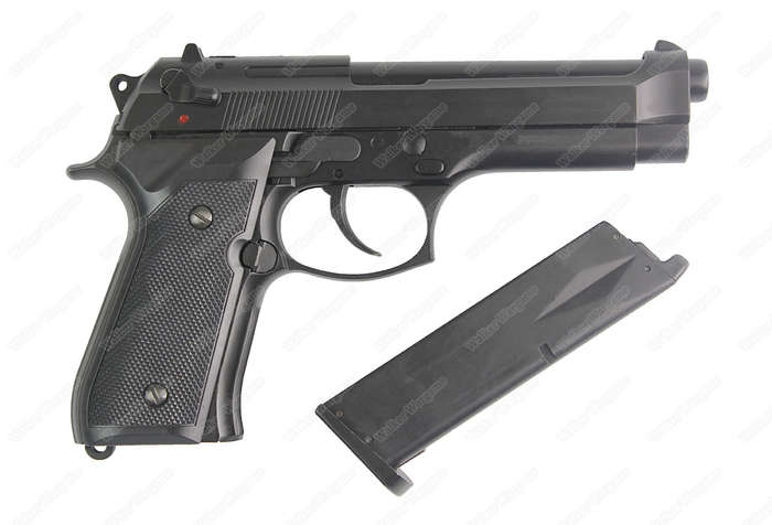 Double Bell 726 Beretta M92f M9 Green Gas Blow Back Pistol