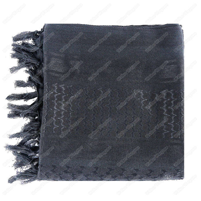 WST Mil Spec 100% Cotton Tactical Shemagh Black/ Grey