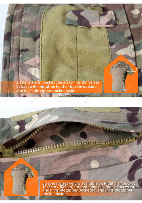 Tactical Short Sleeve Combat Shirt - Speical Force Multicam Size M