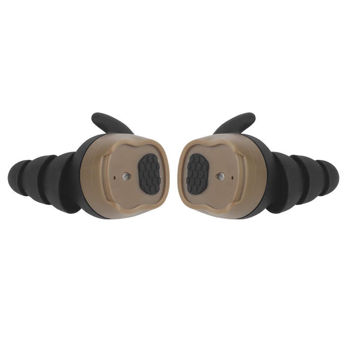 WST HD30 BlueTooth Earphone With Electronic Noise Reduction Earplug Tan