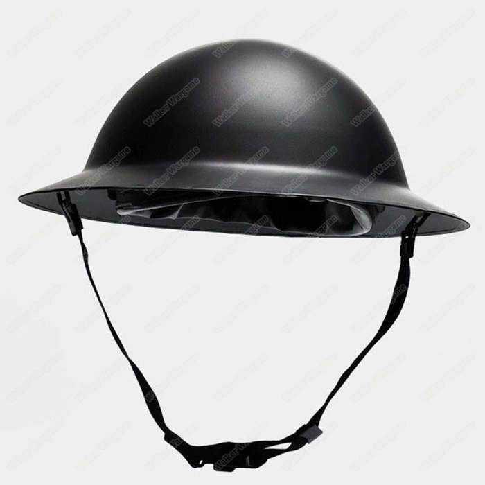WW2 UK British Army Helmet MK2 Military Steel Helmet Black