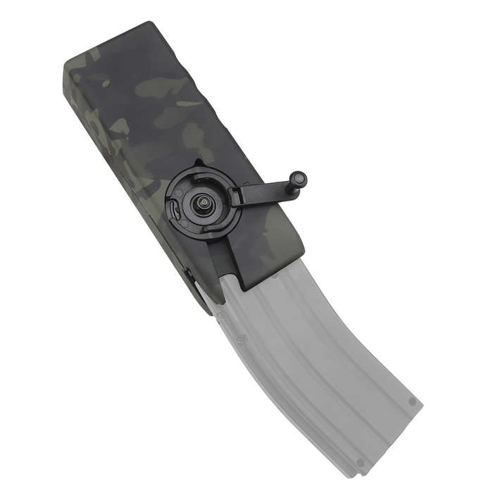 WST Sidewinder Airsoft BB Speed Loader 1000rds Capacity (For M4 Mag) Multicam Black