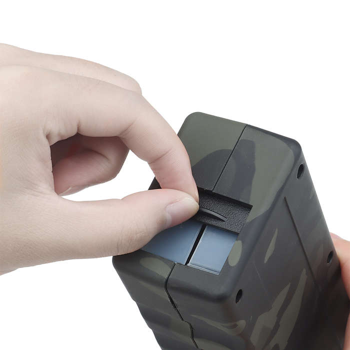 WST Sidewinder Airsoft BB Speed Loader 1000rds Capacity (For M4 Mag) Multicam Black