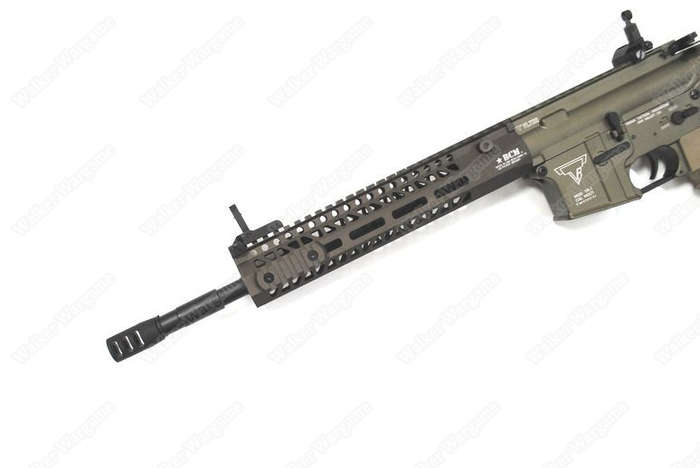 Double Bell 081S TTI TR-1 Engraved Metal Electric Airsoft Gun Black
