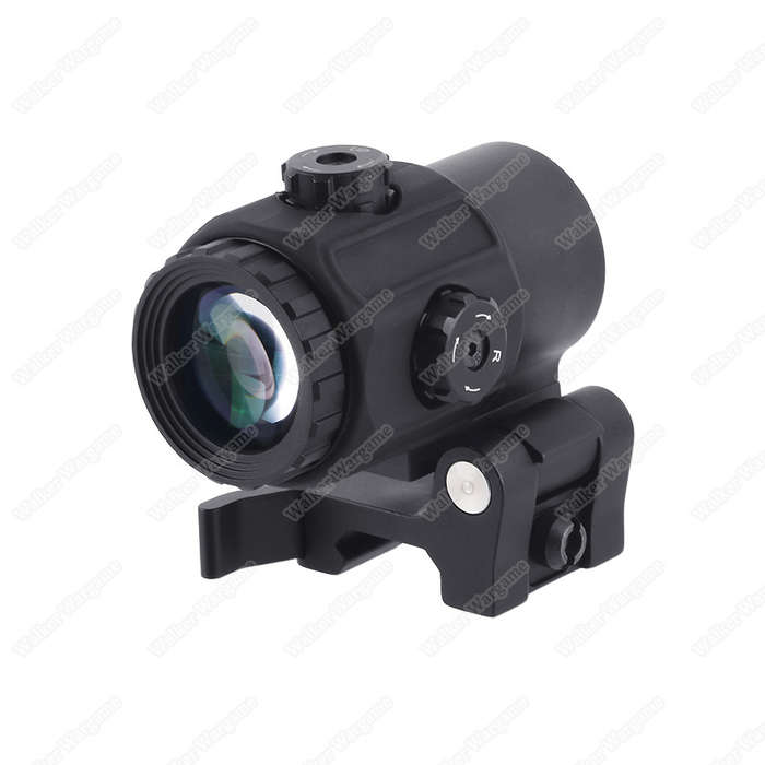 G43 Micro 3X Magnifier with QD Flip To Side Mount-BK 758