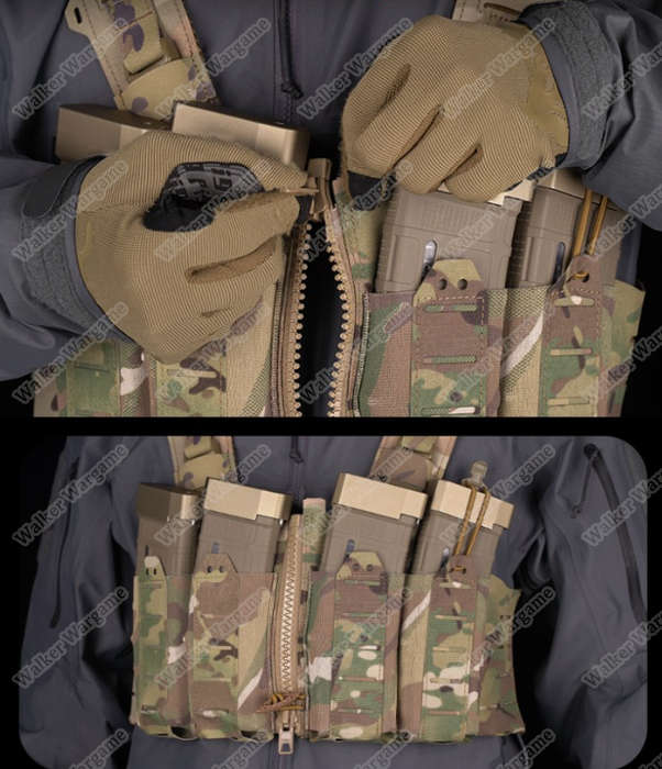 Black WST SF Chest Rig Light Weight Webbing System