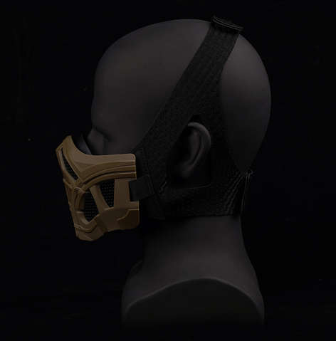 WST Dune Respirator Stillsuit Socption Mask Tan