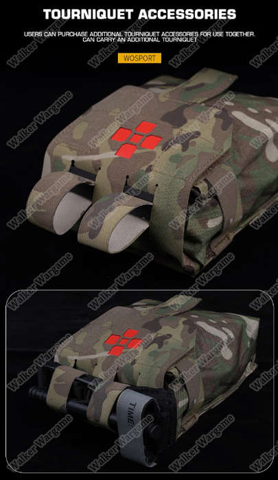 WST Large Rapid Deployment First-Aid Kit Medic Bag Tan