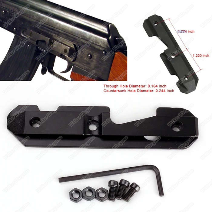 AK Rifle Side Mount Base For AK47 AK74