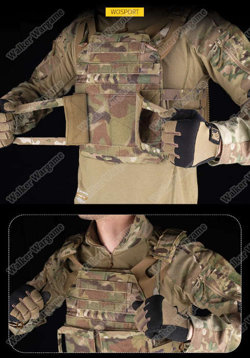 WST JPC 2.0 Molle Tactical Vest - Black